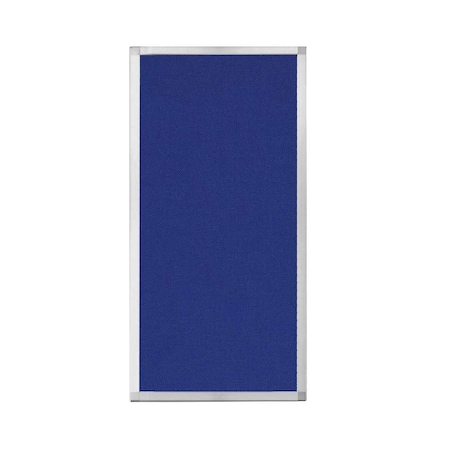 Hush Panel Configurable Cubicle Partition 2' X 4' Royal Blue Fabric